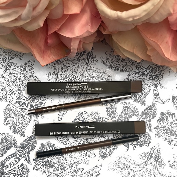 NWT (2) MAC Eyeliner (Shop The Waitlist) and Eyebrow Pencil (Lingering) Bundle - Picture 1 of 8